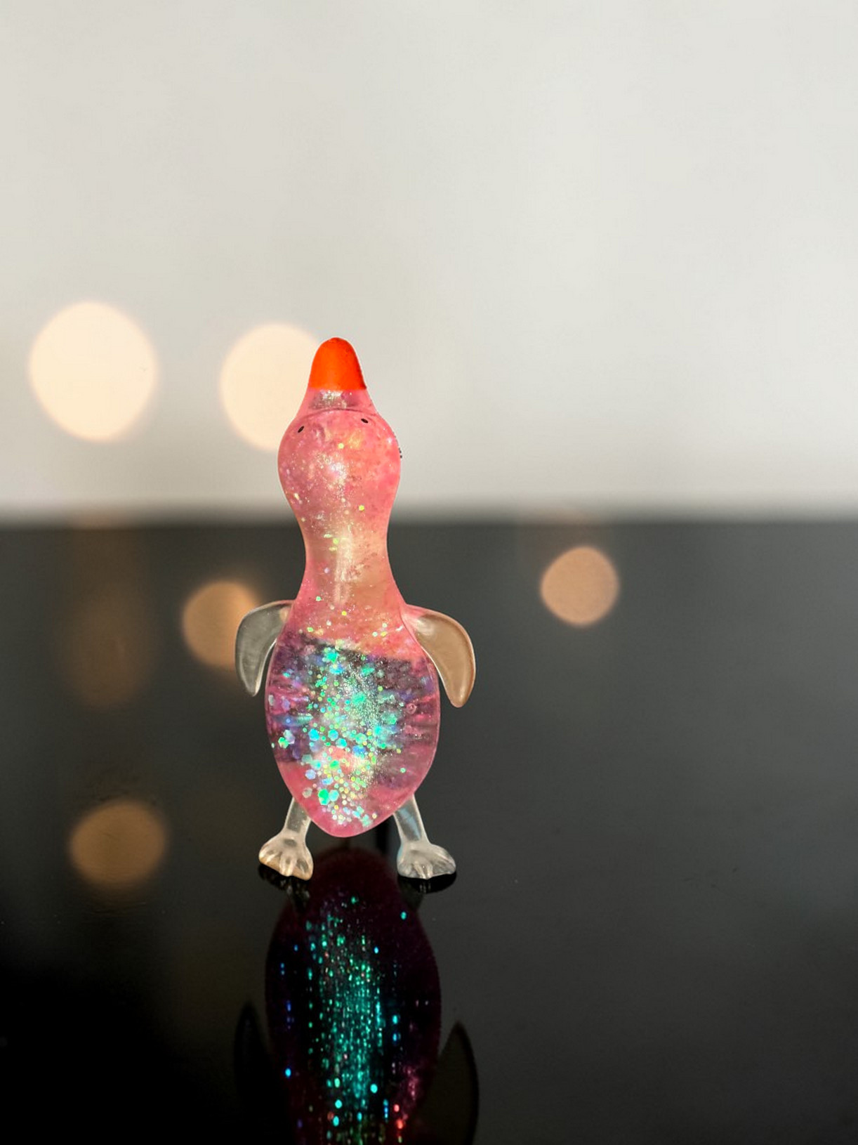 PINKY GLITTER DUCK