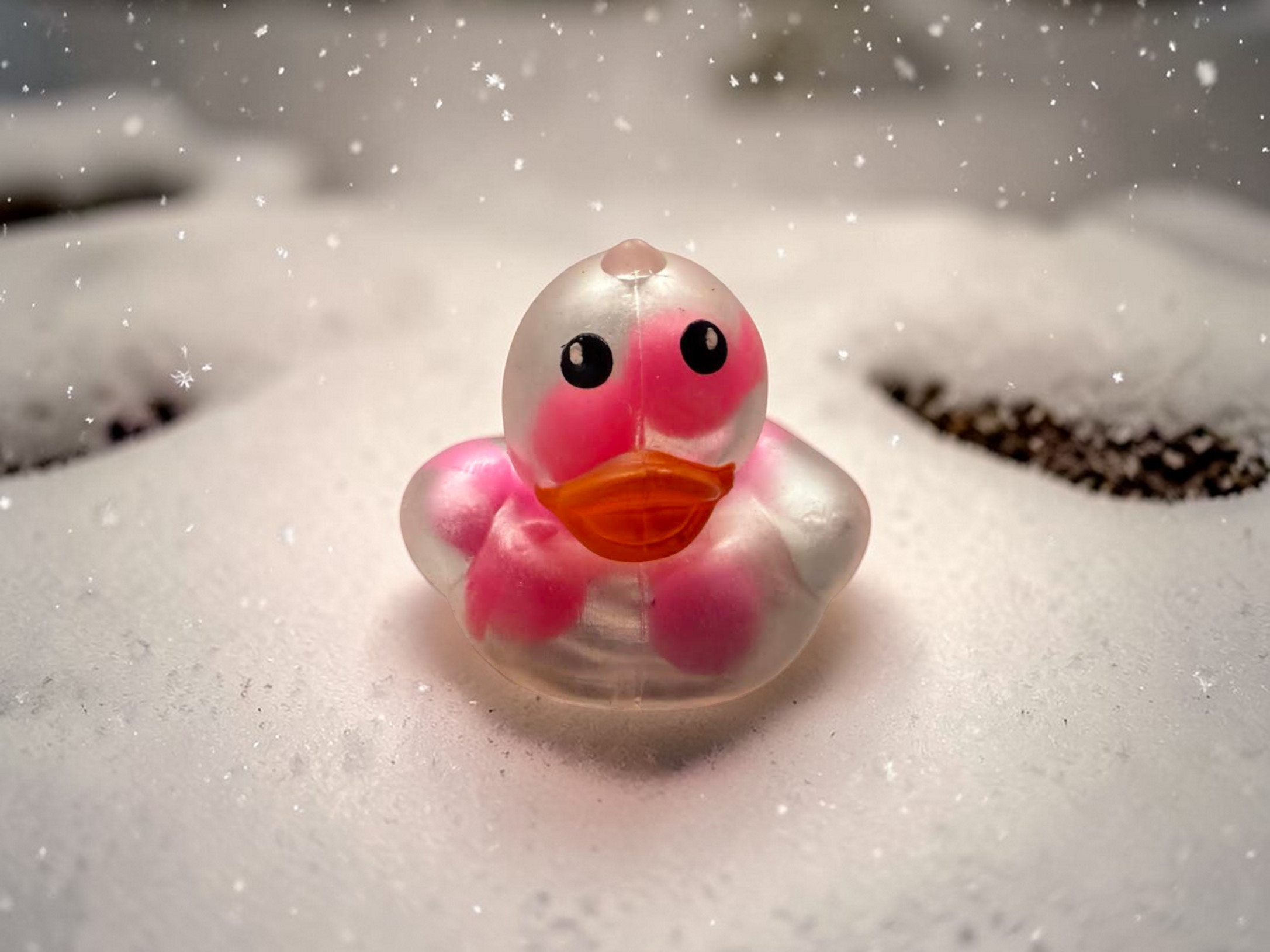 PINK BEAD MINI DUCK