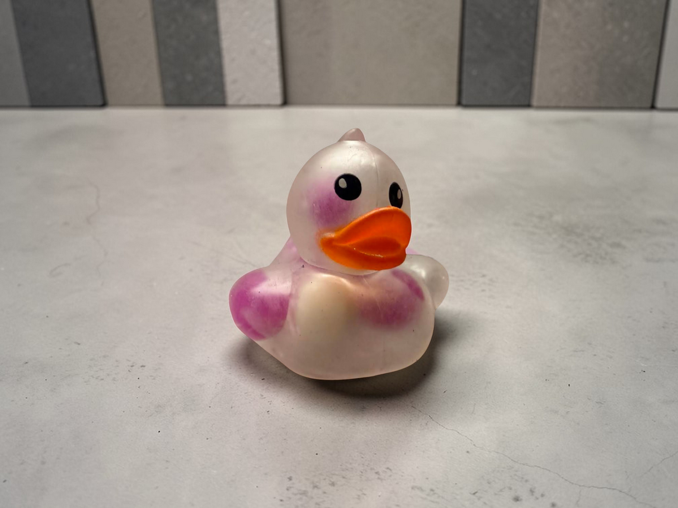 PURPLE BEAD MINI DUCK
