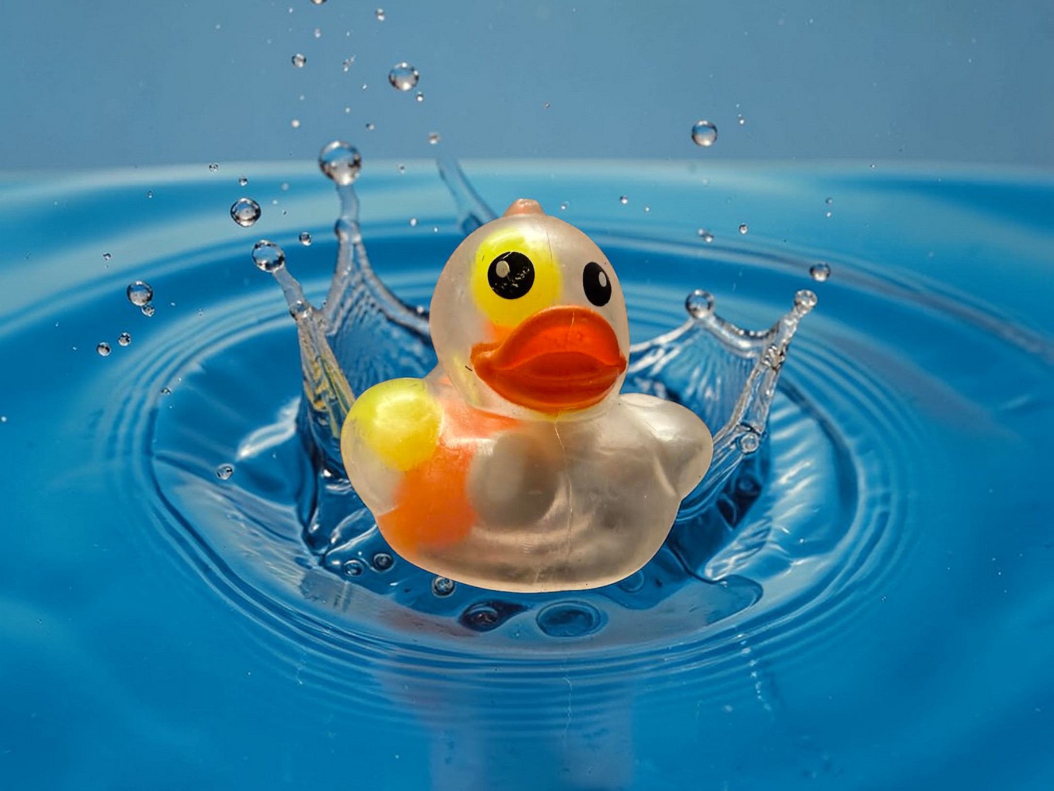 YELLOW BEAD MINI DUCK